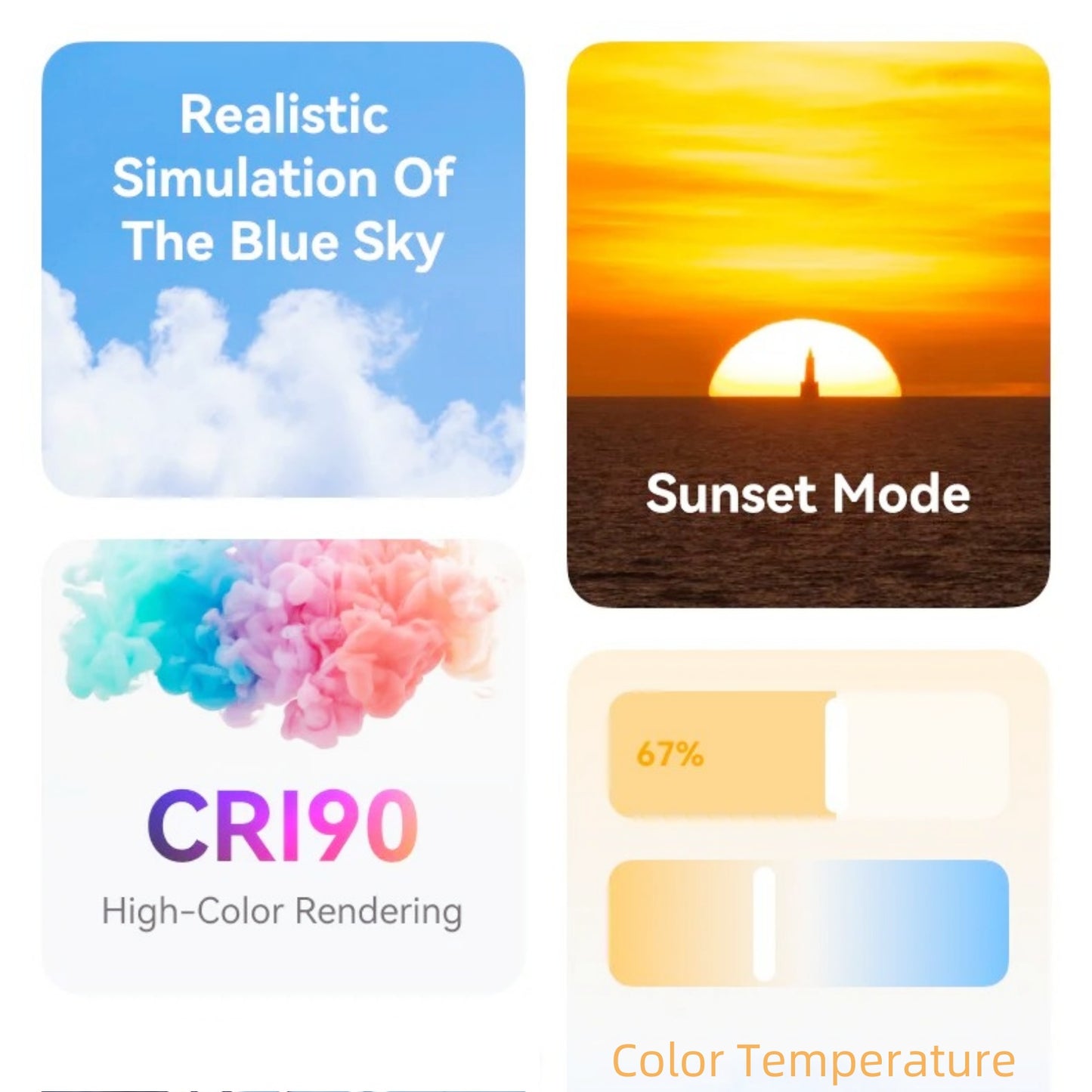Blue Sky Light - Deep-Chamber Sun Simulator(Round 21in x 10in)